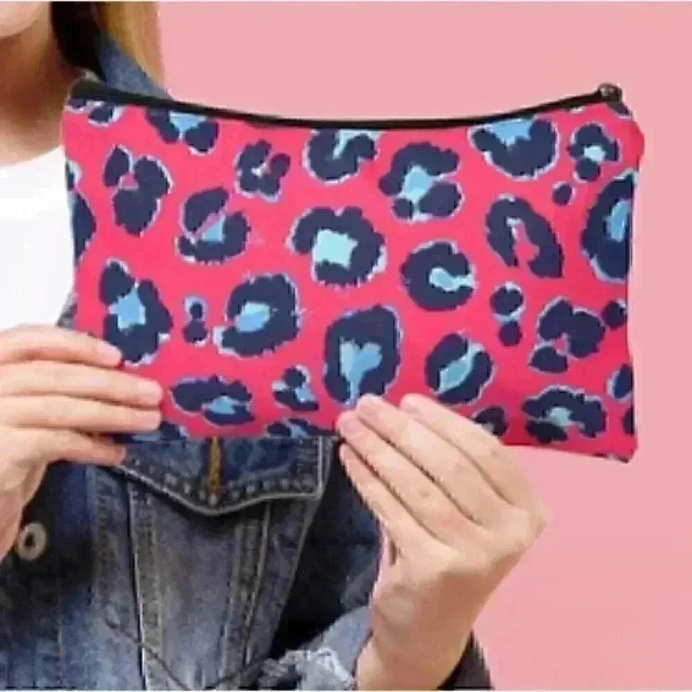 Leopard Cosmetic Bag for Women